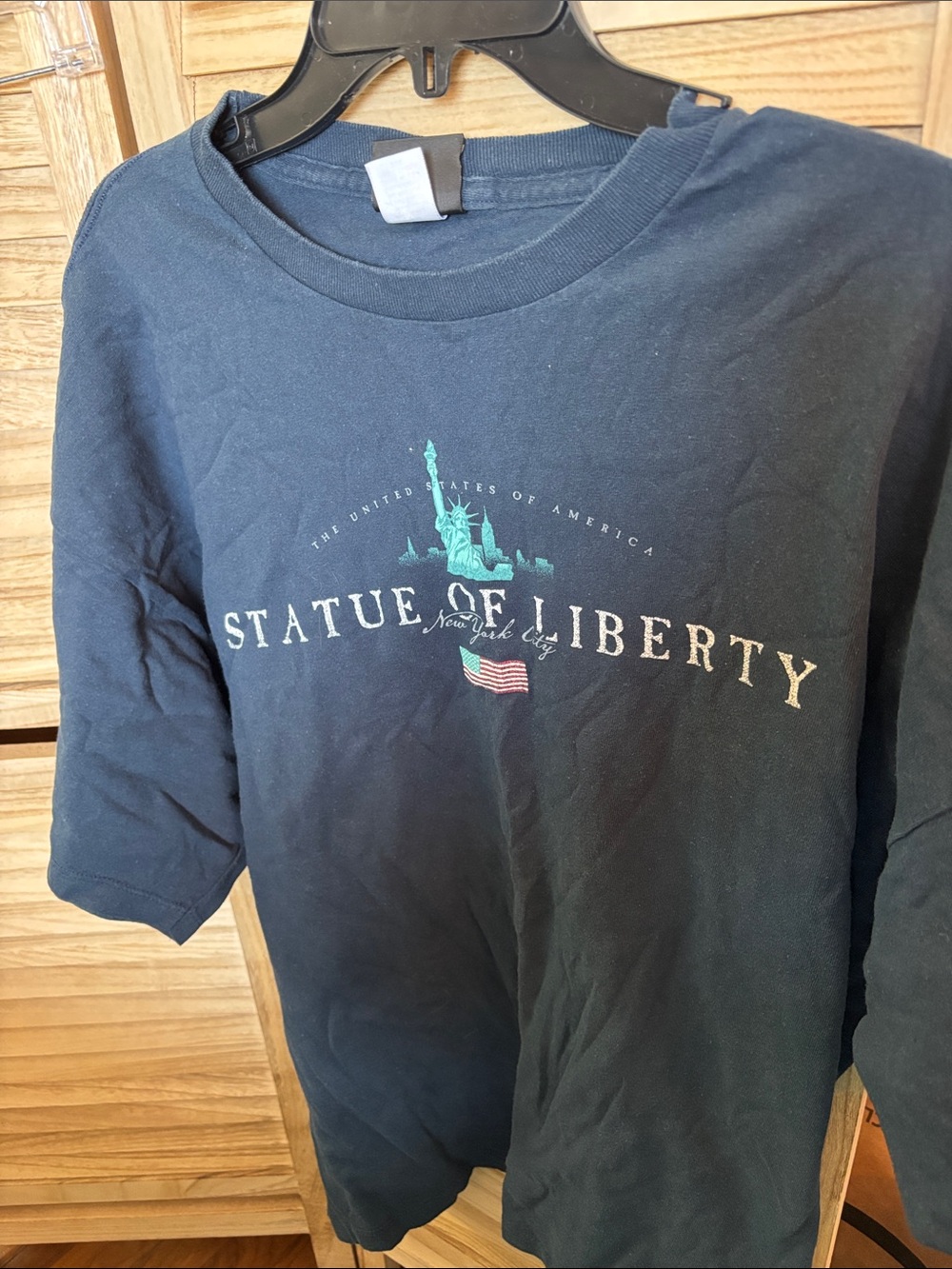 Statue of Liberty Graphic Tee in Dark Navy XXL